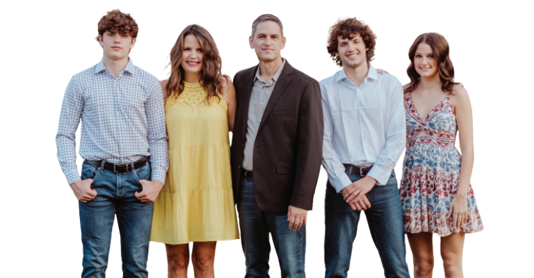 Gary Hargraves and family, the family behind The Clean Home Crew