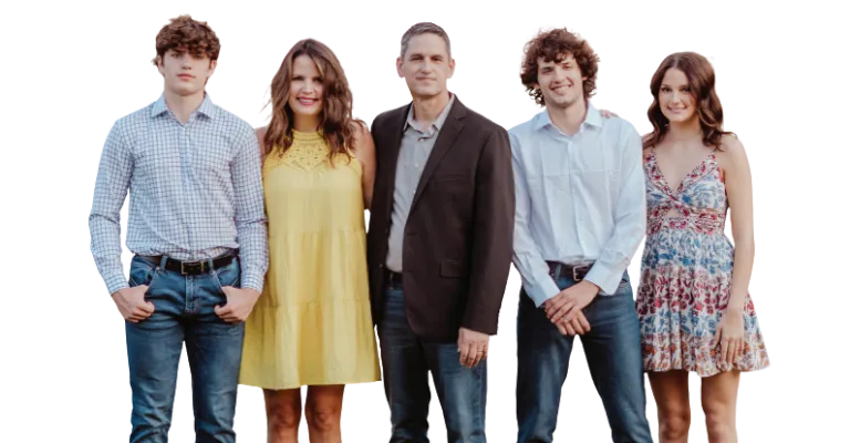 Gary Hargraves and family, the family behind The Clean Home Crew